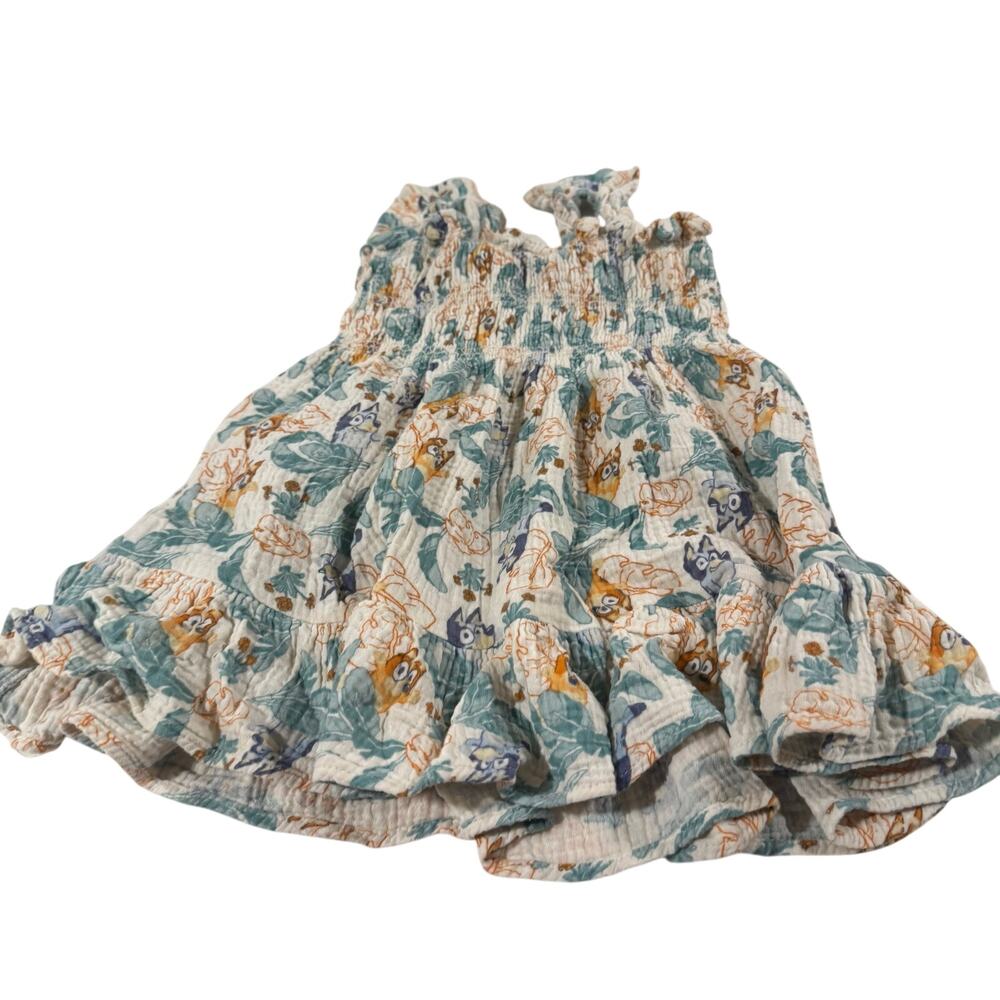 Bluey Toddler Girl 2T Character Dress 100% Cotton - Picture 2 of 5